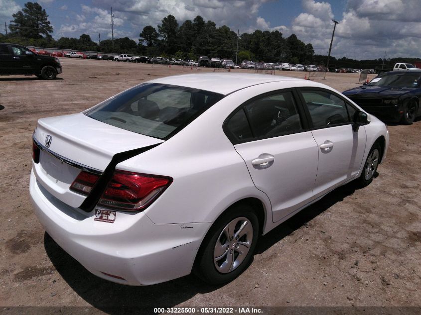 2013 HONDA CIVIC SDN LX 19XFB2F50DE087138