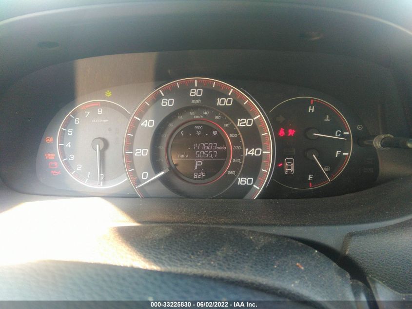 2013 HONDA ACCORD CPE EX-L 1HGCT2B8XDA009955