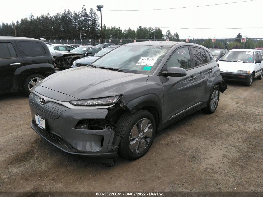 2021 HYUNDAI KONA EV LIMITED KM8K33AG4MU125042
