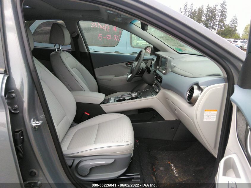 2021 HYUNDAI KONA EV LIMITED KM8K33AG4MU125042