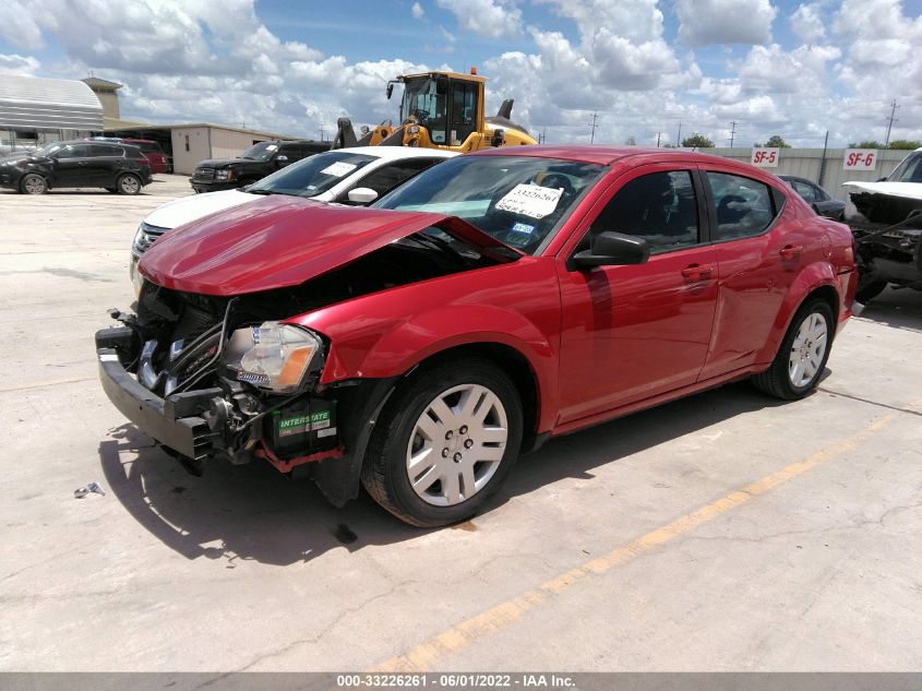 2014 DODGE AVENGER SE 1C3CDZAB9EN160897