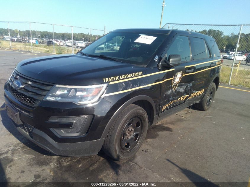 2017 FORD POLICE INTERCEPTOR 1FM5K8AR2HGD93803