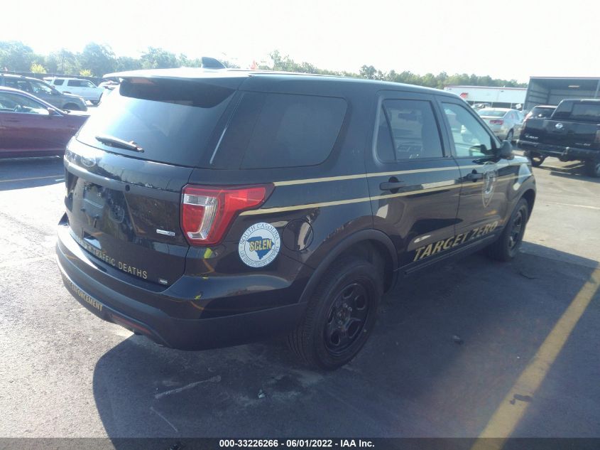 2017 FORD POLICE INTERCEPTOR 1FM5K8AR2HGD93803