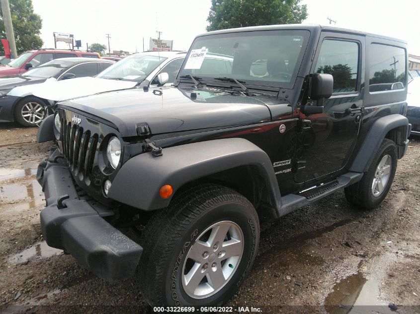 2018 JEEP WRANGLER JK SPORT S 1C4AJWAG8JL853665