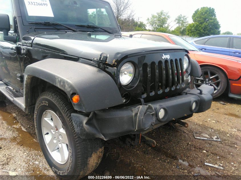 2018 JEEP WRANGLER JK SPORT S 1C4AJWAG8JL853665