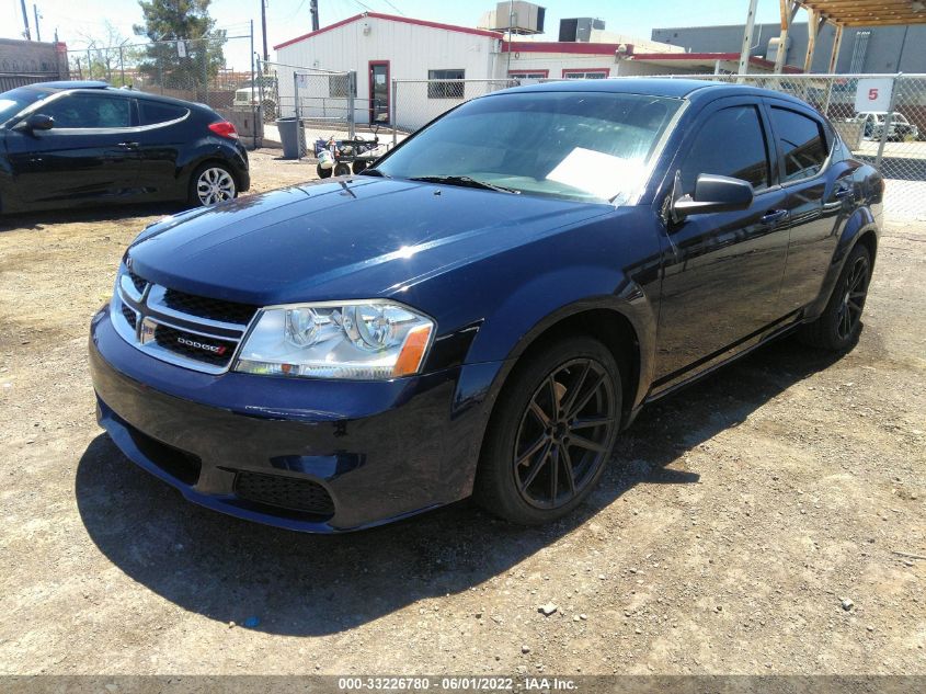 2013 DODGE AVENGER SE 1C3CDZAB1DN650930
