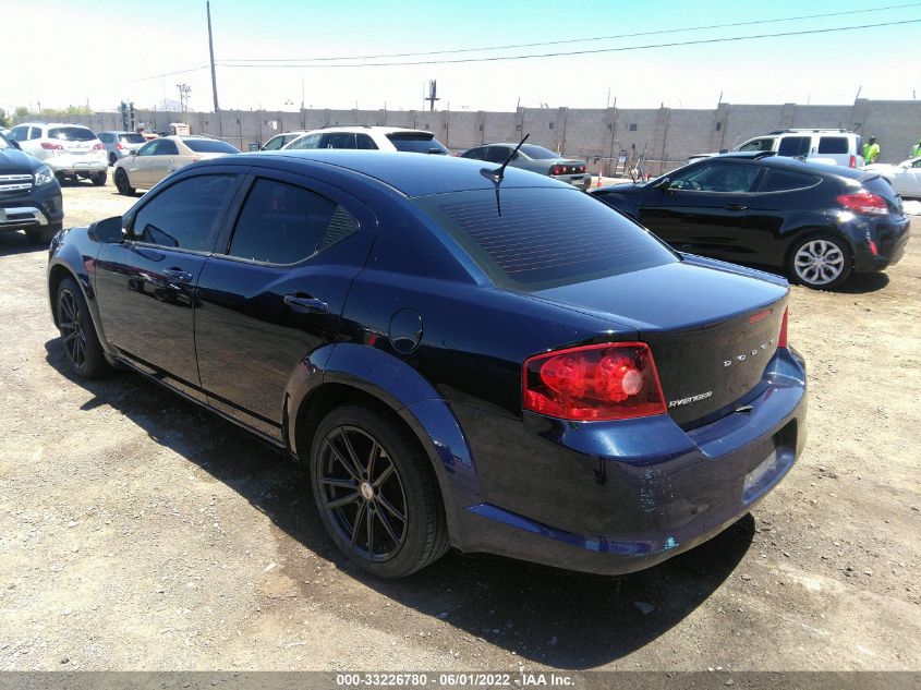 2013 DODGE AVENGER SE 1C3CDZAB1DN650930