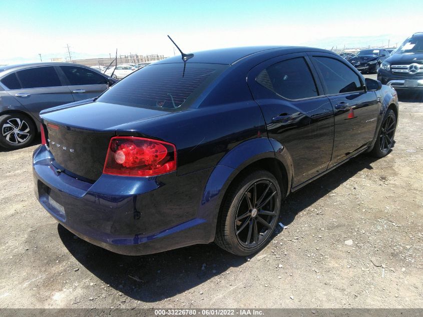 2013 DODGE AVENGER SE 1C3CDZAB1DN650930