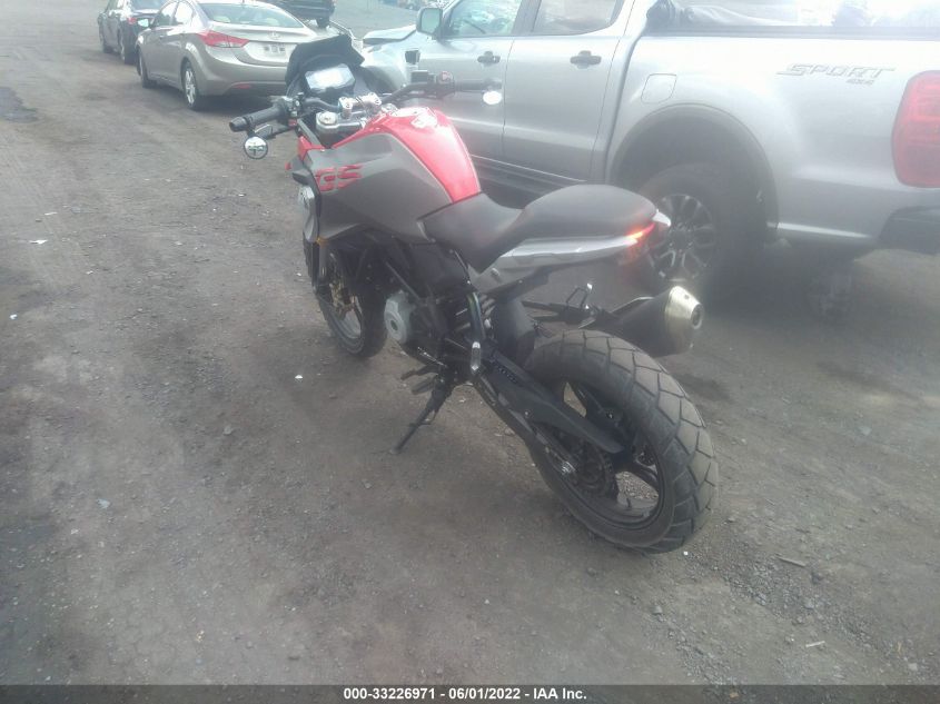 2018 BMW G310 GS WB30G120XJR823776