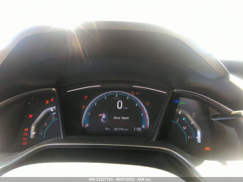 2019 HONDA CIVIC HATCHBACK EX SHHFK7H64KU403794