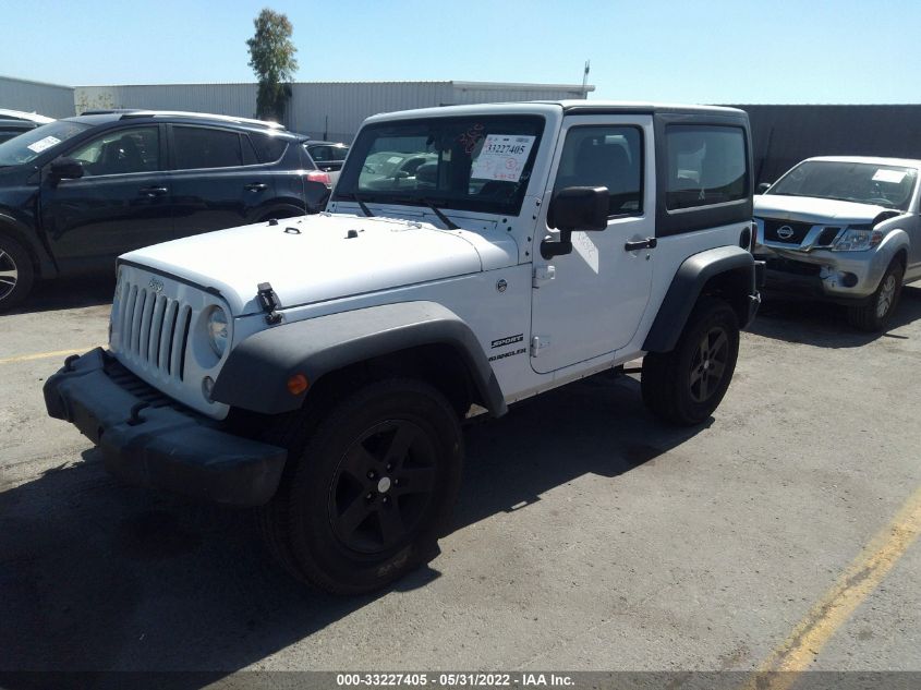 2017 JEEP WRANGLER SPORT 1C4GJWAG3HL677404