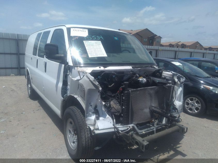 2015 CHEVROLET EXPRESS CARGO VAN 1GCWGFCF9F1283977