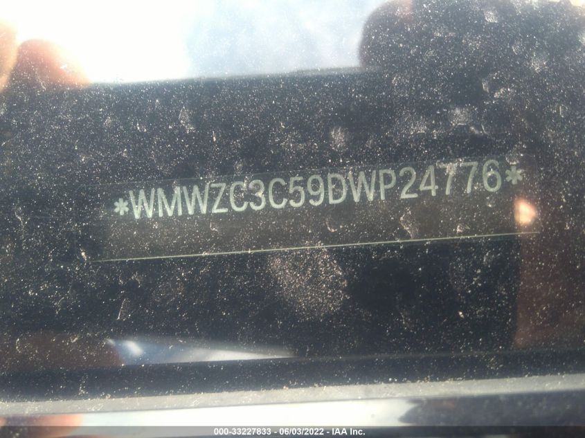 2013 MINI COOPER COUNTRYMAN S WMWZC3C59DWP24776