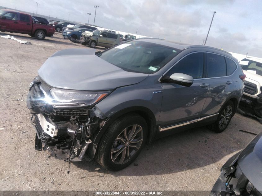 2021 HONDA CR-V HYBRID TOURING 7FART6H90ME004260