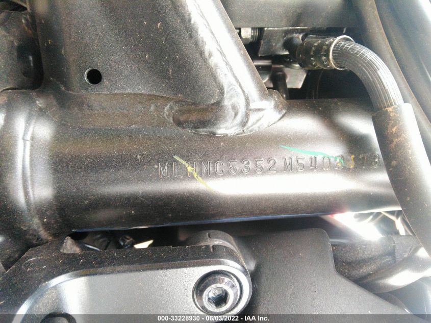 2021 HONDA CMX300 A MLHNC5352M5402173