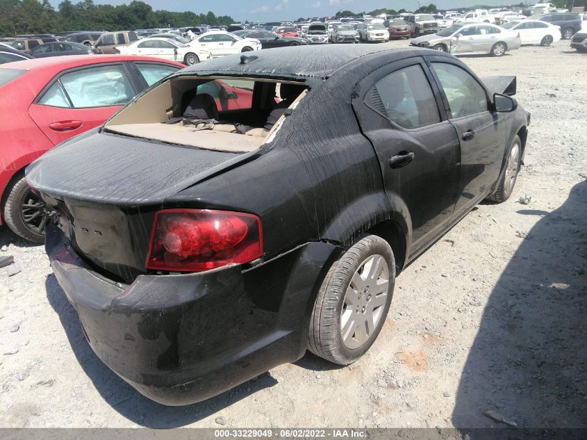 2013 DODGE AVENGER SE 1C3CDZAB7DN630729