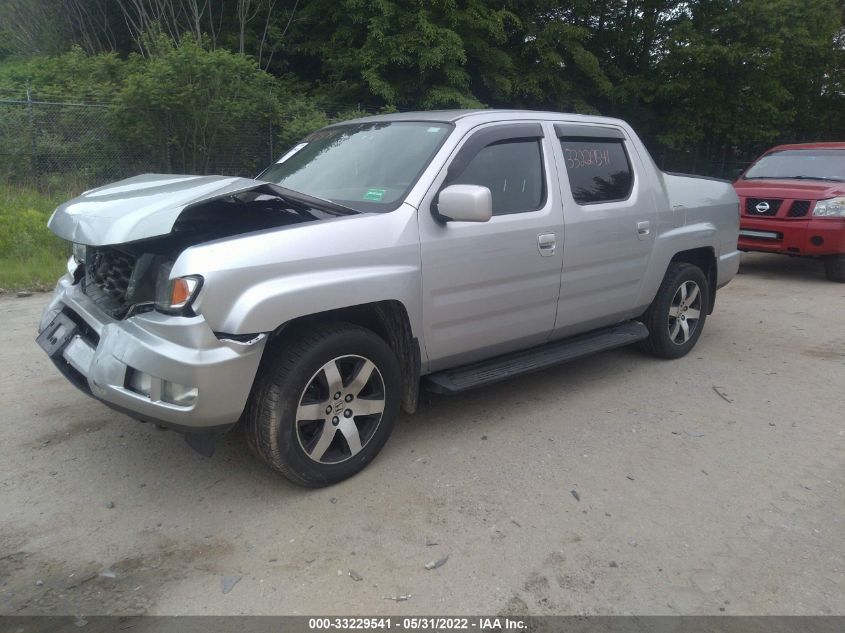 2014 HONDA RIDGELINE SE 5FPYK1F63EB011394
