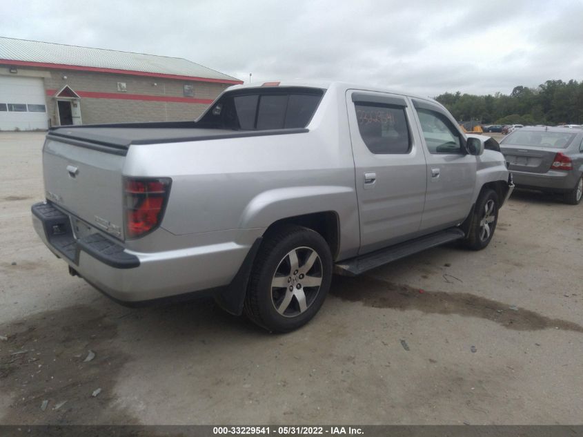 2014 HONDA RIDGELINE SE 5FPYK1F63EB011394