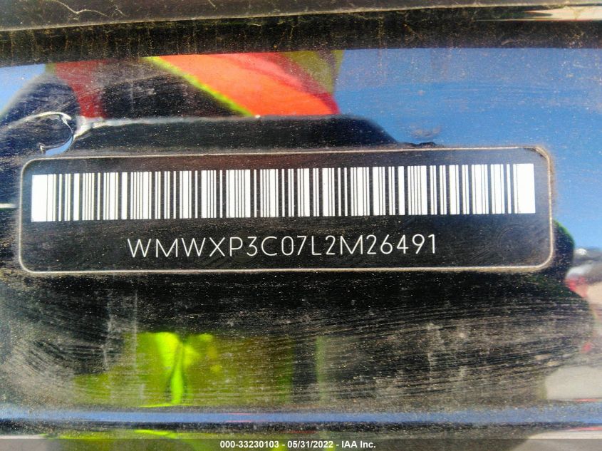 2020 MINI HARDTOP 2 DOOR COOPER SE WMWXP3C07L2M26491