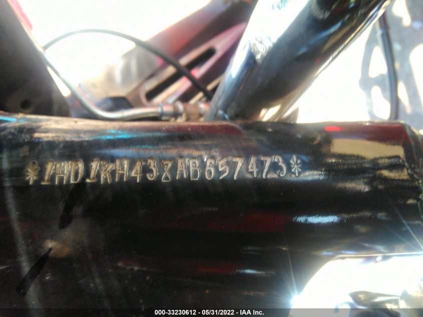 2010 HARLEY-DAVIDSON FLTRX 1HD1KH438AB657473