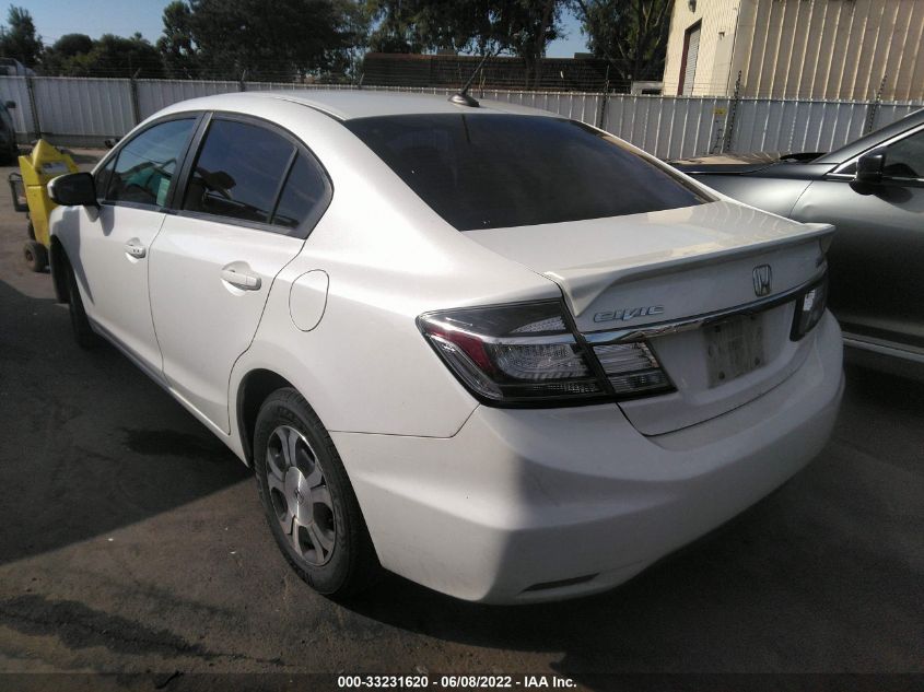 2015 HONDA CIVIC HYBRID 19XFB4F20FE200994