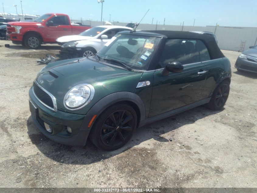 2014 MINI COOPER CONVERTIBLE S WMWZP3C50ET707226