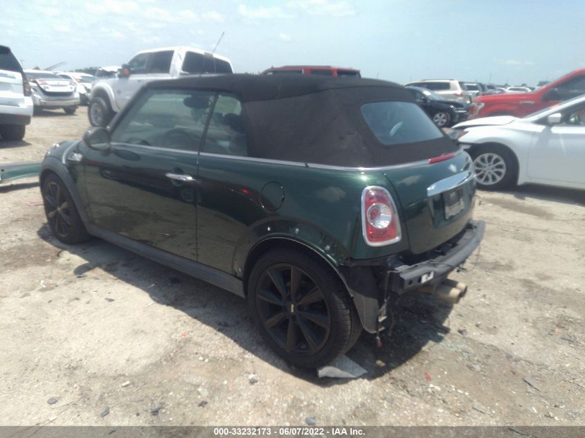 2014 MINI COOPER CONVERTIBLE S WMWZP3C50ET707226