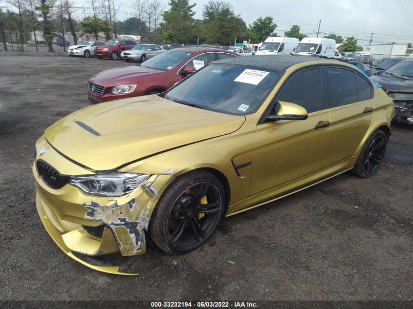 2015 BMW M3 WBS3C9C57FP804238
