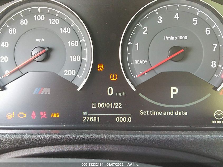 2015 BMW M3 WBS3C9C57FP804238