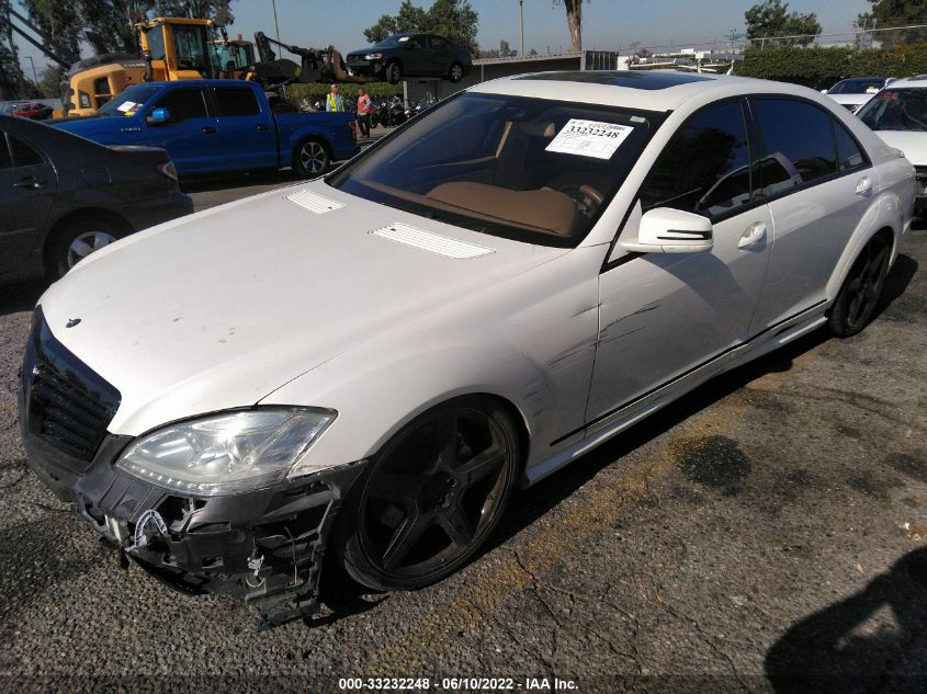 2013 MERCEDES-BENZ S-CLASS S 550 WDDNG7DB9DA501805