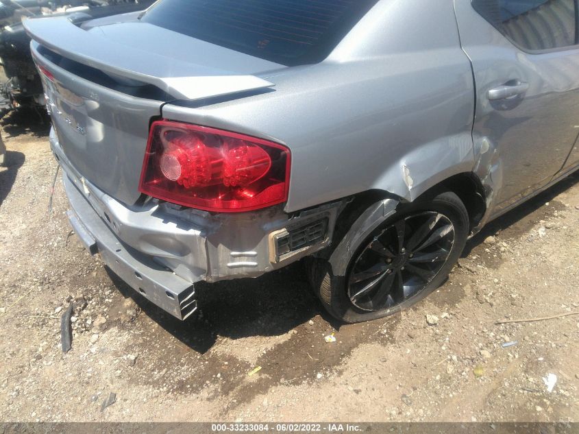 2014 DODGE AVENGER SE 1C3CDZAB9EN233251