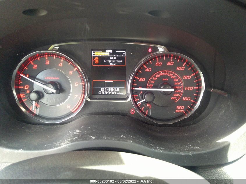 2017 SUBARU WRX JF1VA1B69H9828345