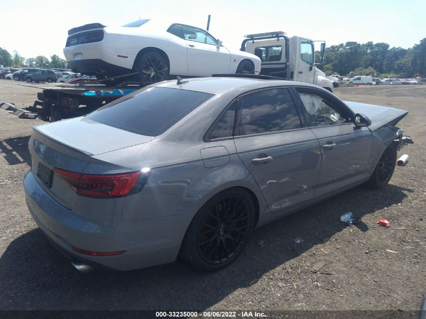 2017 AUDI A4 PREMIUM WAUANAF46HN013160