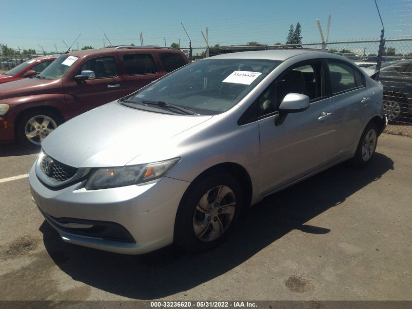 2013 HONDA CIVIC SDN LX 19XFB2F52DE006088