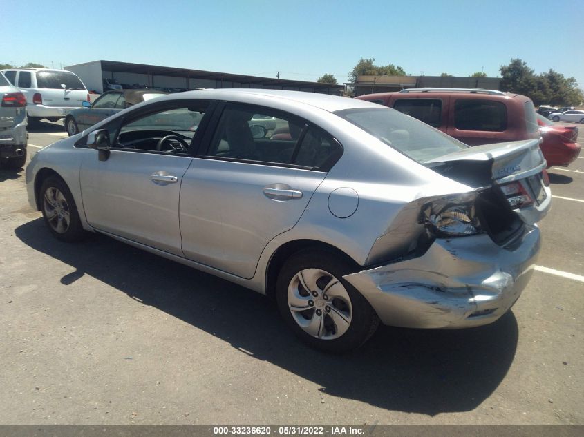 2013 HONDA CIVIC SDN LX 19XFB2F52DE006088