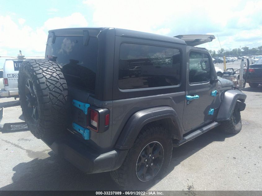 2021 JEEP WRANGLER WILLYS SPORT 1C4GJXAN8MW571950
