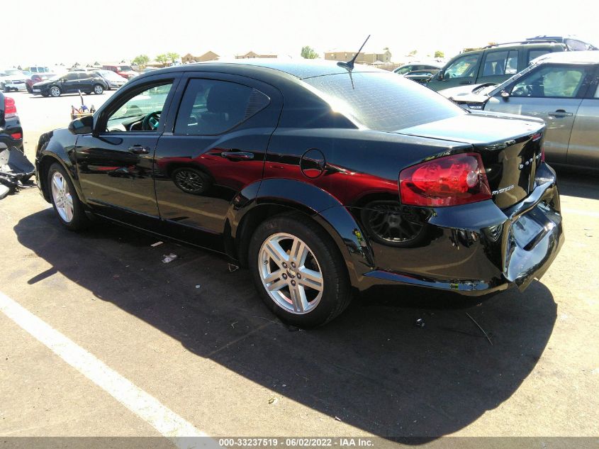 2013 DODGE AVENGER SXT 1C3CDZCG8DN663893