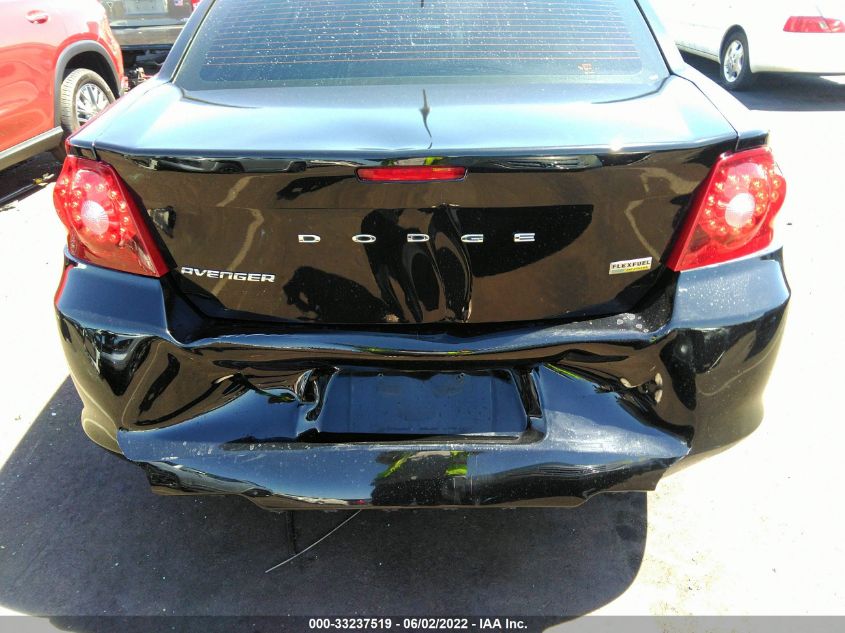 2013 DODGE AVENGER SXT 1C3CDZCG8DN663893