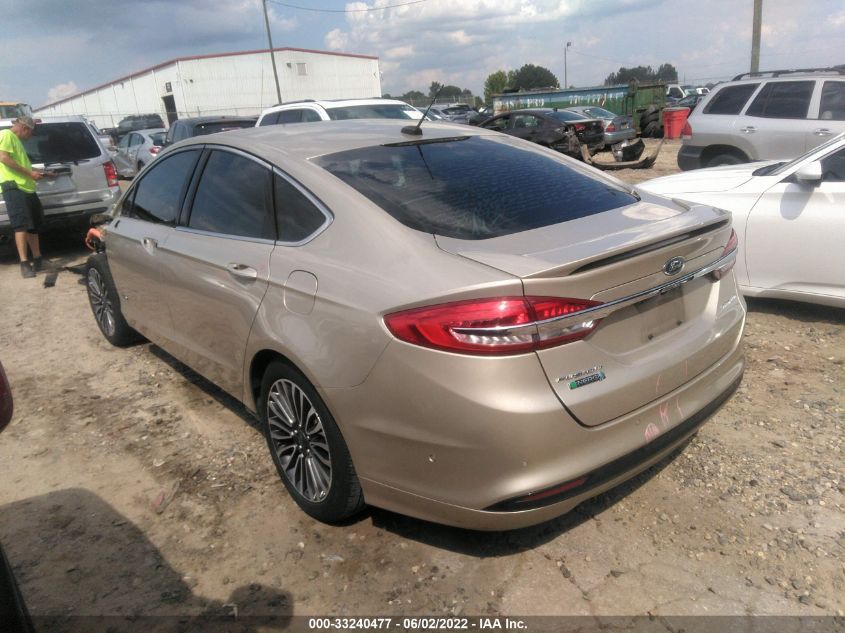 2017 FORD FUSION ENERGI TITANIUM/PLATINUM 3FA6P0SU4HR184804