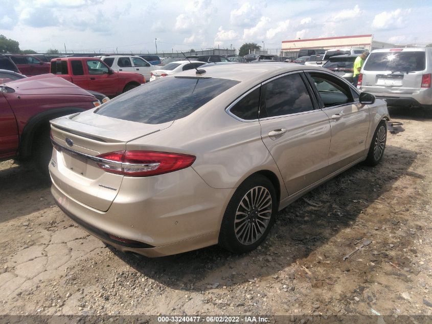 2017 FORD FUSION ENERGI TITANIUM/PLATINUM 3FA6P0SU4HR184804