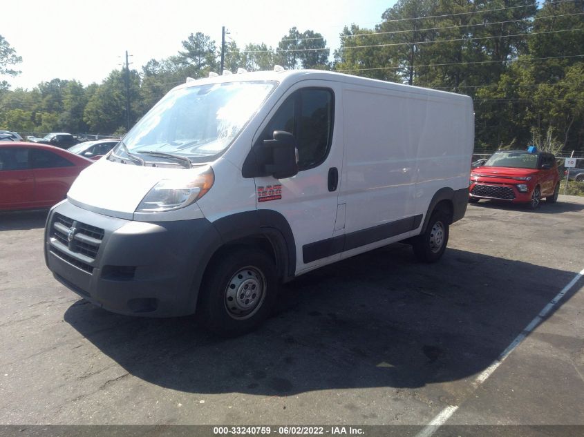 2017 RAM PROMASTER CARGO VAN 3C6TRVAG9HE542655