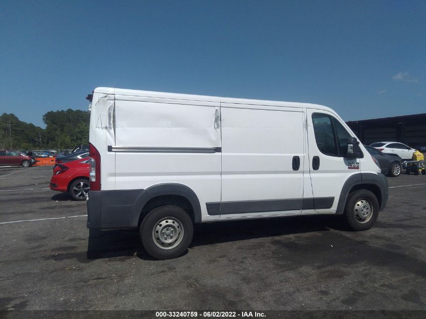 2017 RAM PROMASTER CARGO VAN 3C6TRVAG9HE542655