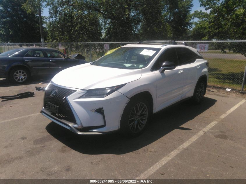 2019 LEXUS RX RX 350 2T2BZMCA6KC171947