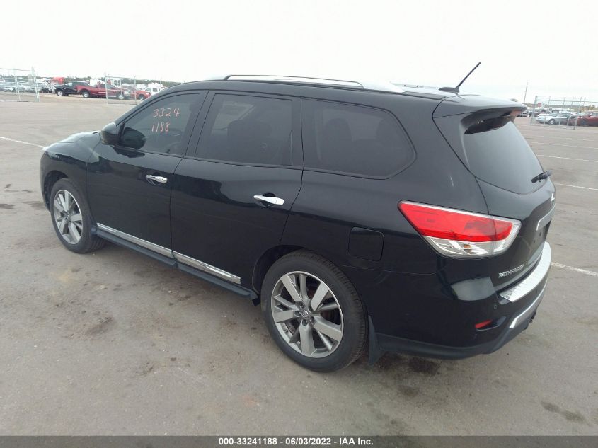 2014 NISSAN PATHFINDER PLATINUM 5N1AR2MM6EC648642