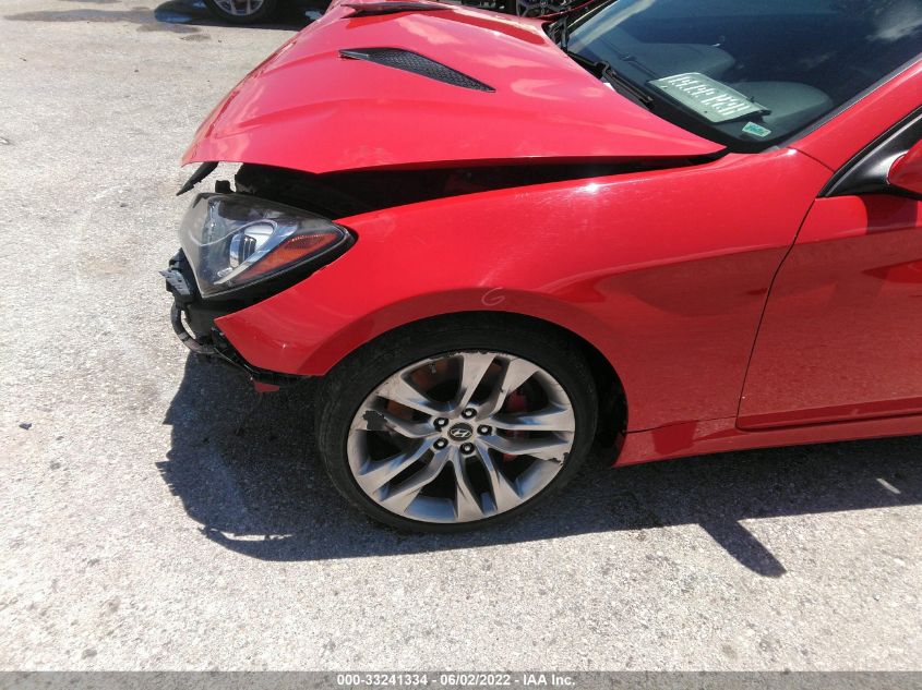 2013 HYUNDAI GENESIS COUPE 3.8L KMHHU6KJ0DU084024