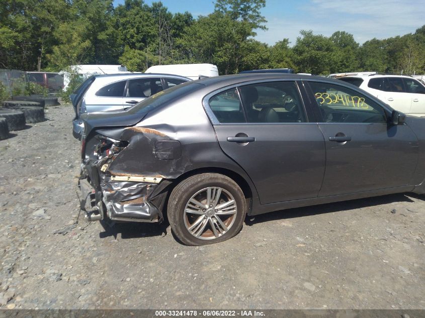 2013 INFINITI G37 SEDAN X JN1CV6AR4DM763073