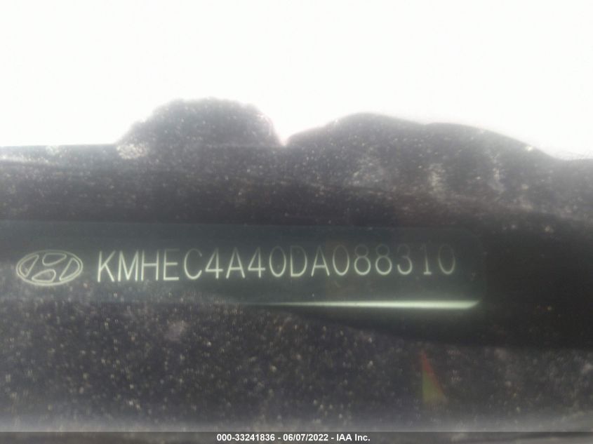 2013 HYUNDAI SONATA HYBRID KMHEC4A40DA088310