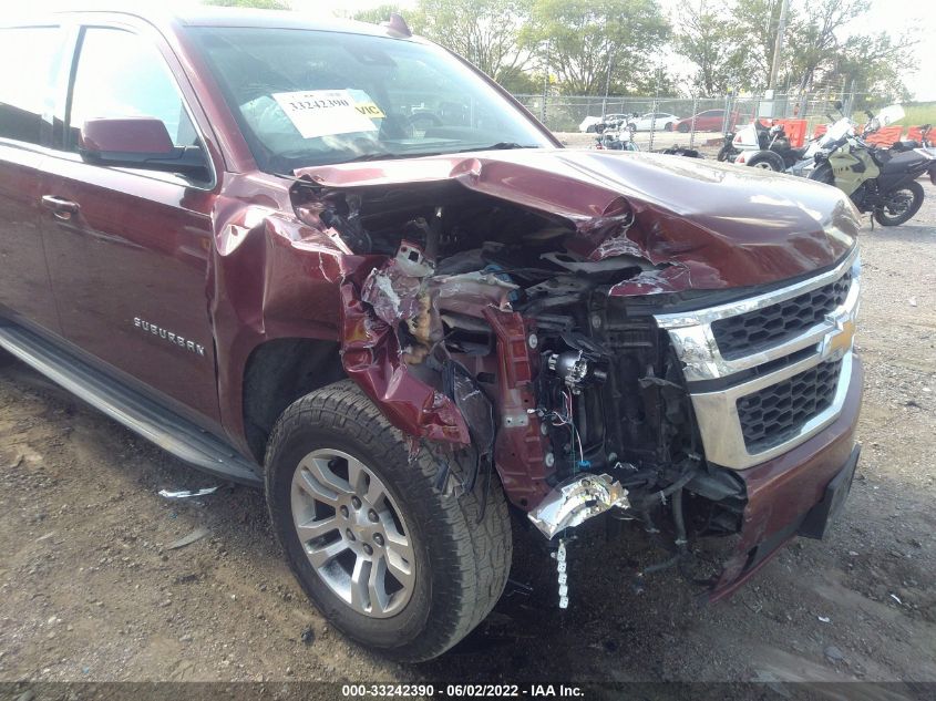 2016 CHEVROLET SUBURBAN LT 1GNSKHKC5GR394214
