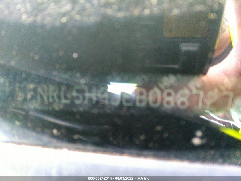 2014 HONDA ODYSSEY TOURING 5FNRL5H93EB088727