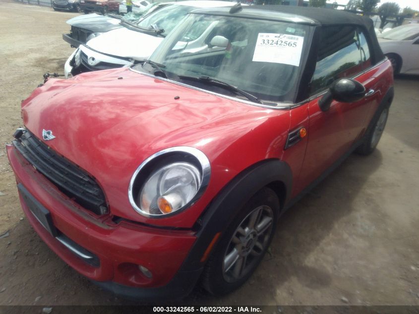 2014 MINI COOPER CONVERTIBLE WMWZN3C50ET861120